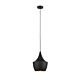 Modern Metal Pendant Matt Black - Caviar5