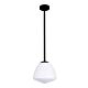 Ciotola 1 Light Pendant Small Matt Black - CIOTOLA1