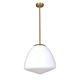 Ciotola 1 Light Pendant Large Antique Brass - CIOTOLA6