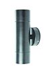 Matt Black Up/Down Wall Pillar Spot Light - 240V GU10 - CLA1032L
