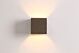 Cube 3.5W LED Up/Down Exterior Wall Light Cement / Warm White - CUBO1