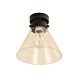 Cone Glass DIY Batten Fix Black / Clear - DIYBAT05