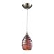 Glass Modern Pendant Tawny Wine - Glaze9