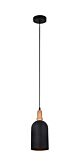 Modern Cylindrical Pendant Black - Horten2