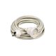 Mains 7 Meter Power Extension Lead Cord White - LEADW004
