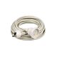 Mains 10 Meter Power Extension Lead Cord White - LEADW005