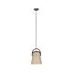 Ellipse Shape Natural Oak Pendant - Legna1
