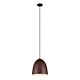 Modern Oblong Pendant Black Walnut - LIGNA03