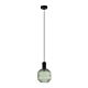Interior Glass Jar With Quadrilateral Segment Pendant Green - MARACA2