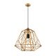 Marte Iron Cage Pendant Matt Gold / Black - MARTE2