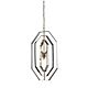 Modern Polished Nickel & Stainless Steel Pendant - Orbita1