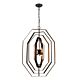Modern Oil Rubbed Bronze Hardware with Antique Gold Pendant - Orbita2