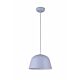 Angled Dome Shape Pendant Matt Grey - Pastel04