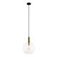 Interior 300mm Glass Pendant Bronze / Clear - PATERA1
