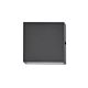 PDL Series 3W LED 12V Step Light Black / Warm White - PDL1SQBL