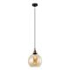 Interior 250mm Glass Pendant Antique Brass / Amber - PESINI3