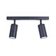 Poseidon 2 Light 240V GU10 Ceiling Spotlight Bar Light Black - PG2BARBL