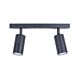 Poseidon 2 Light 240V GU10 Ceiling Spotlight Bar Light Black - PG2BARBL