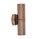 Poseidon 12V MR16 Up & Down Wall Pillar Light Aged Copper - PMUDCECA