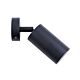 Poseidon 12V MR16 Single Adjustable Wall Pillar Light Black - PM1ABL