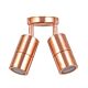 Poseidon 12V MR16 Double Adjustable Wall Pillar Light Copper - PM2AC