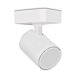 Spot 240V GU10 Square Base Adjustable Spotlight Matt White - SPOT-S1W