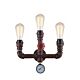 Carbon Filament Pipe Wall Light Aged Iron - Steam1