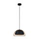 Modern Iron & Wood Pendant Black - Swing4
