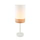Small Oblong Table Lamp White - TAMBURA07TL