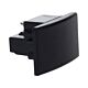 Track Single Circuit 3 Wire End Cap Black - TRK1BLEND