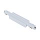 Track Single Circuit 3 Wire Straight Connector White - TRK1WHCON2