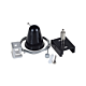 Track 3 Circuit 4 Wire Track Suspension Mount Kit Black - TRK3BLSUSKIT1