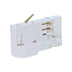Track 3 Circuit 4 Wire Track Adaptor Small White - TRK3WHADAP4
