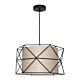 Barkley 1 Light Pendant Black / Fawn - BARK1P