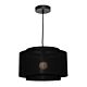 Bern 1 Light Pendant Medium Black - BERN1PMBLK