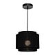 Bern 1 Light Pendant Small Black - BERN1PSBLK