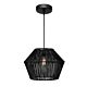 Cassie 1 Light Pendant Small Black - CASS1PSMBLK