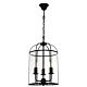 Clovelly 3 Light Pendant Medium Black / Clear - CLOV3PBLK