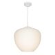 Helena 1 Light Pendant Large White - HELE1PLWHT