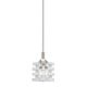 Ice 1 Light Pendant Satin Chrome - ICE1P12VSC