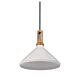 Bennie Round Pendant White - CIDP103162