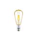 LED 7W ST64 Amber Filament B22 2400K Dimmable