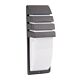 Rectangular Fluorescent Exterior Wall Light Grey - EX1836