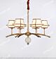 Chinese-Style Copper-Bamboo Zen Single-Tier Small Chandelier Citilux - NU145-1956