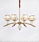 Chinese-Style Copper Bamboo Zen Zen Single-Tier Large Chandelier Citilux - NU145-1950
