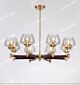 Simple American All-Copper Wood Single Tier Large Chandelier Citilux - NU145-1867