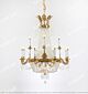 French Copper Crystal Lantern Chandelier Citilux - NU145-1916