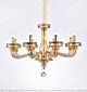 Modern Minimalist European Cognac Single Tier Large Chandelier Citilux - NU145-1824
