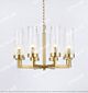 Modern Light Luxury Stainless Steel Glass Single Tier Small Chandelier Citilux - NU145-1823