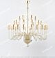 Simple European Light Champagne Glass Large Chandelier Citilux - NU145-1819